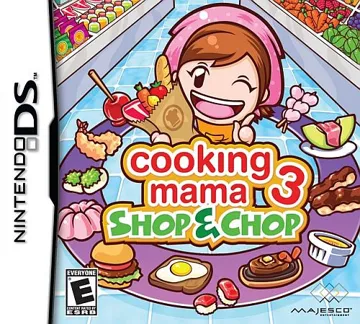 Cooking Mama 3 - Shop & Chop (USA) box cover front